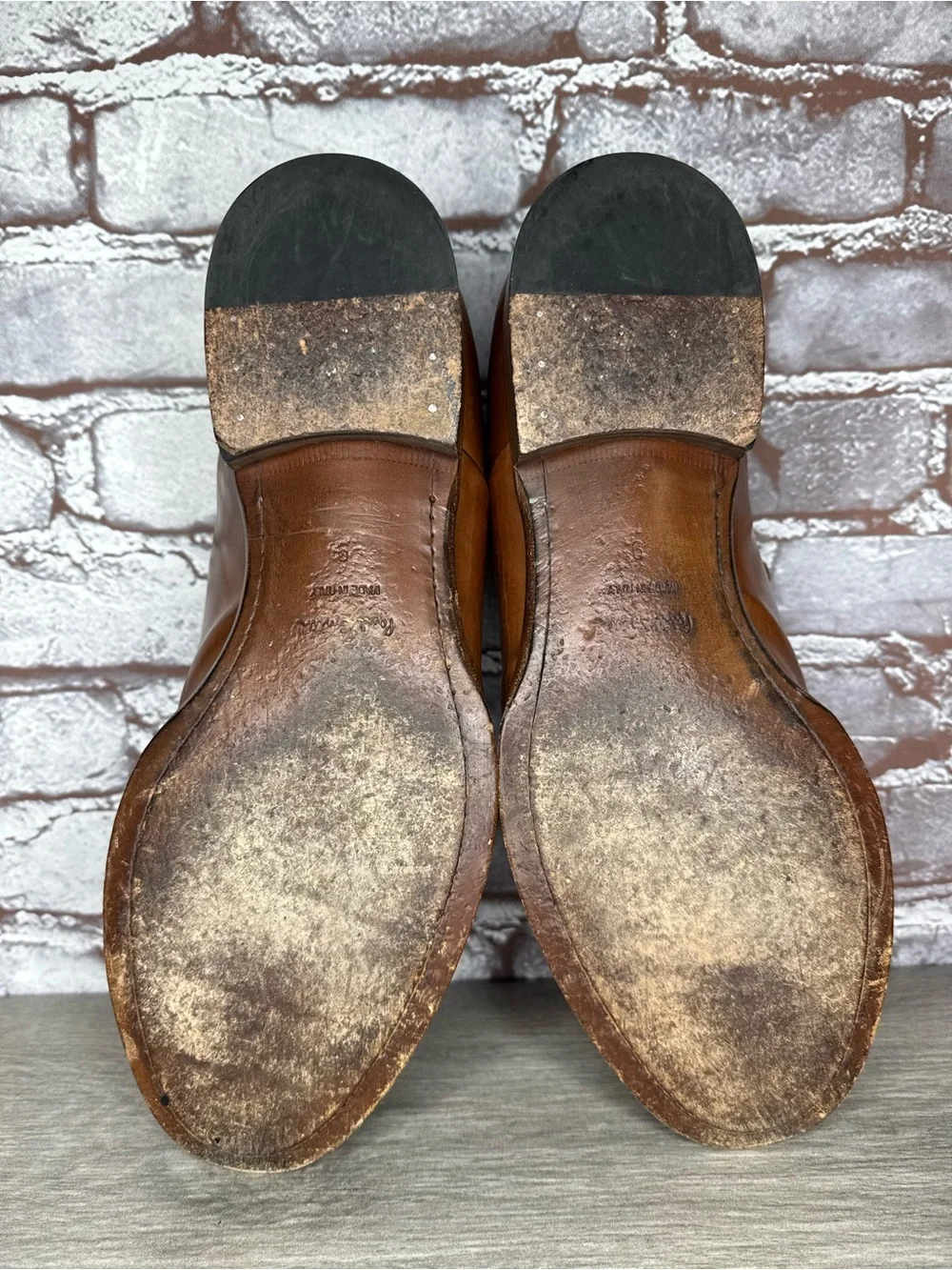 Paul Smith Brown Leather Wingtip Dress Lace Up Oxfords Shoes Men Sz 43EU/10M US